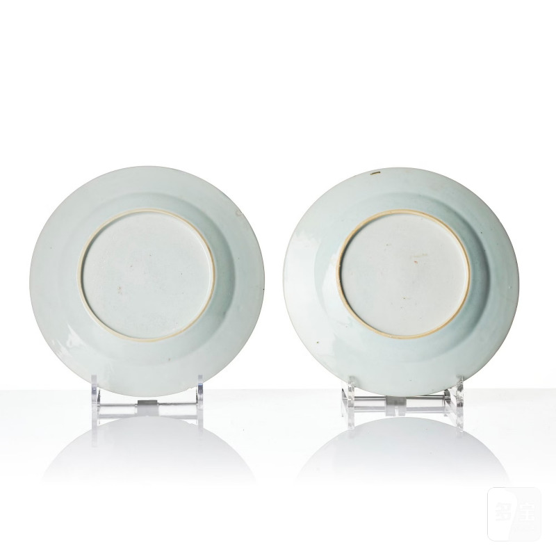 A set of 12 famille rose dishes, - 图7